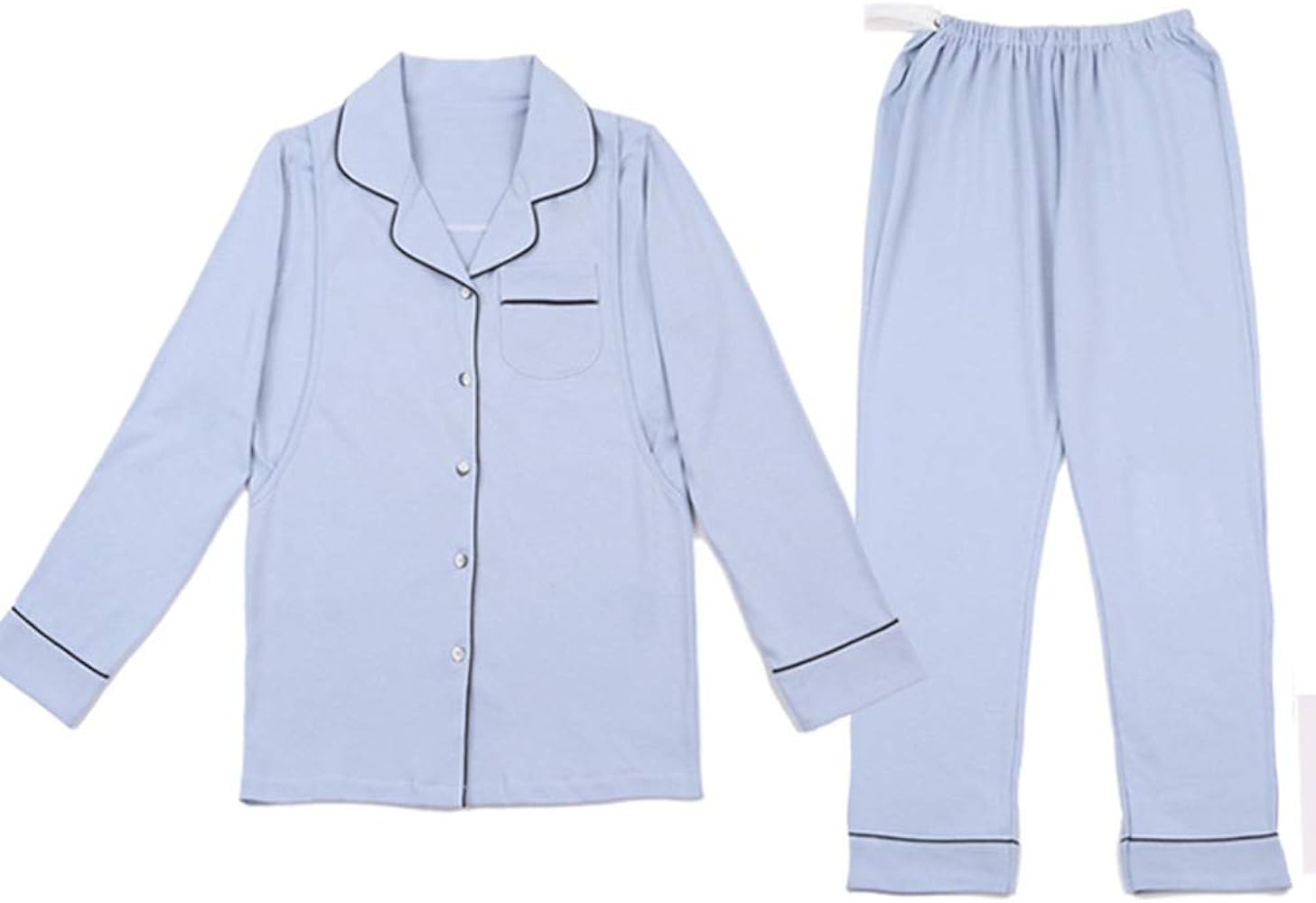 Still-Pyjama mit Knopfleiste